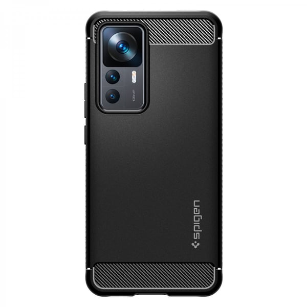 Xiaomi 12T/12T Pro Deksel Robust Armor Matt Svart