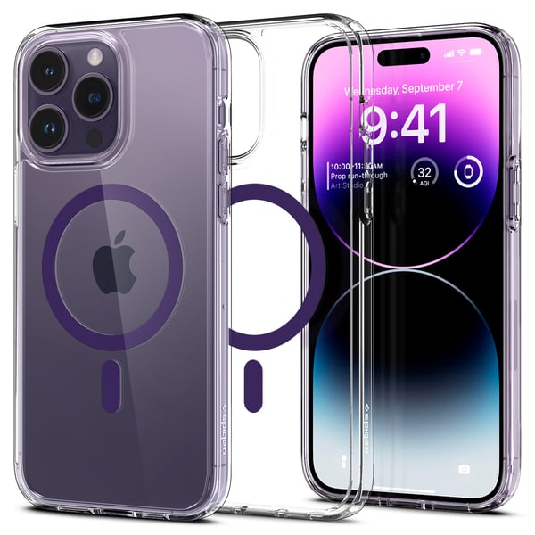 iPhone 14 Pro Max Deksel Ultra Hybrid MagFit Dyp Lilla