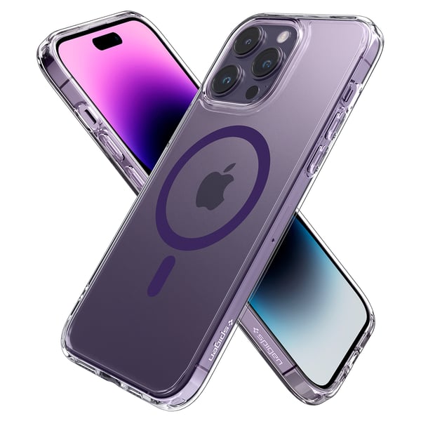 iPhone 14 Pro Max Deksel Ultra Hybrid MagFit Dyp Lilla