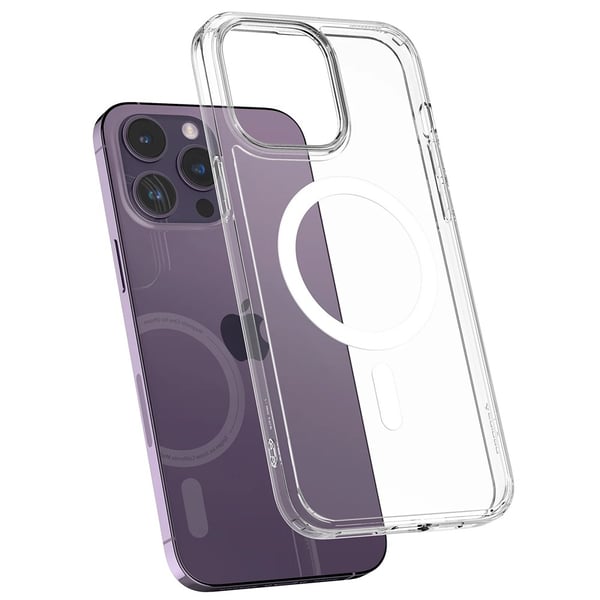 iPhone 14 Pro Deksel Air Skin Hybrid MagFit Hvit