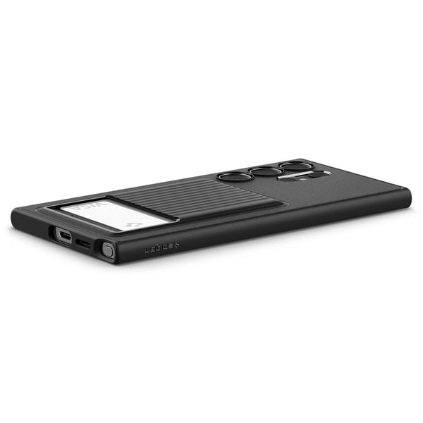 Samsung Galaxy S24 Ultra Deksel Liquid Slot Matt Svart