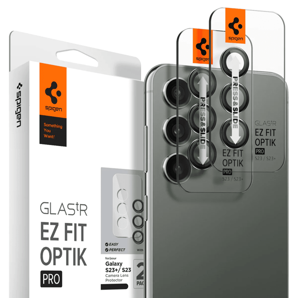Samsung Galaxy S23/S23 Plus/S24 Kamerabeskytter GLAS.tR EZ Fit