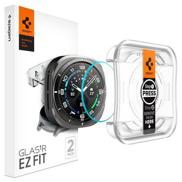Samsung Galaxy Watch Ultra Skärmskydd GLAS.tR EZ Fit 2-pack