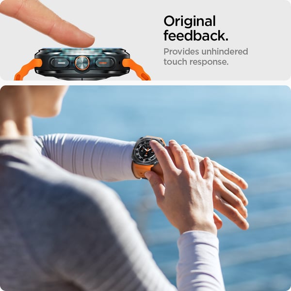 Samsung Galaxy Watch Ultra Skjermbeskytter GLAS.tR EZ Fit 2-pakning