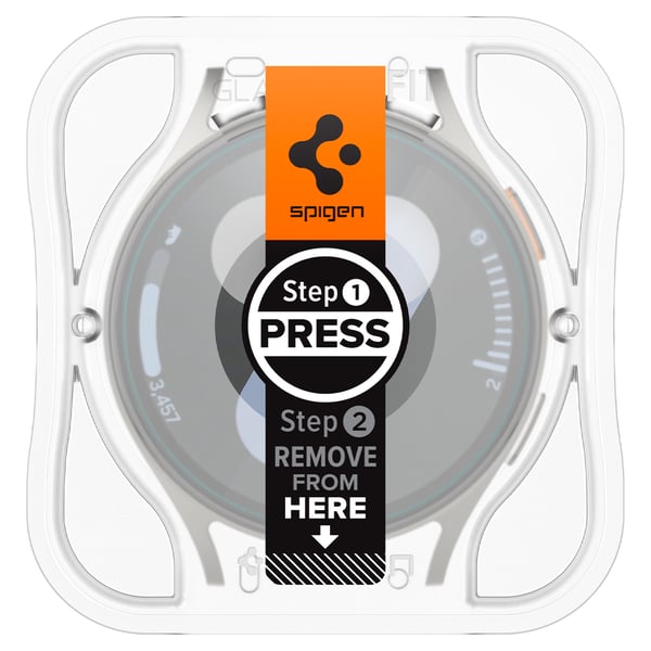 Samsung Galaxy Watch 7 44mm Skjermbeskytter GLAS.tR EZ Fit 2-pk