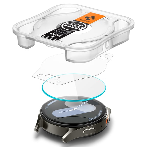 Samsung Galaxy Watch 7 44mm Skjermbeskytter GLAS.tR EZ Fit 2-pk
