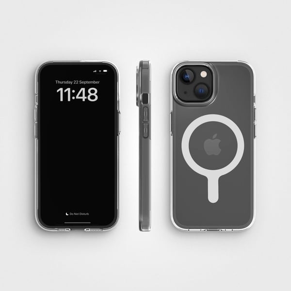 iPhone 15 -kotelo CLRPRTCT Läpinäkyvä