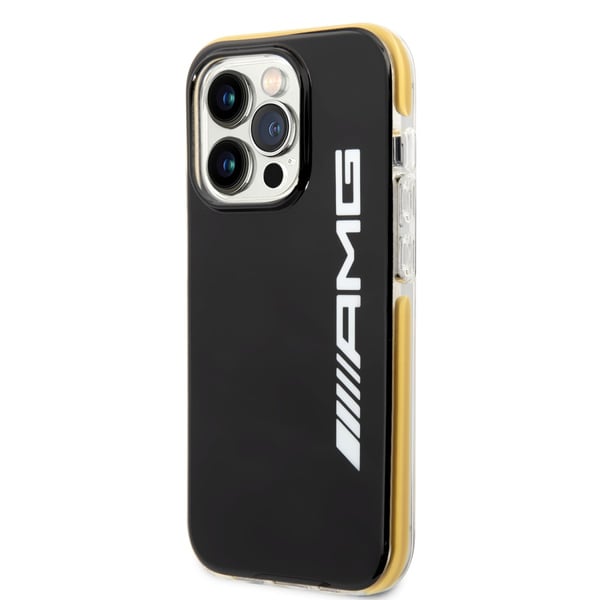 iPhone 14 Pro Deksel med Logo Svart Gul