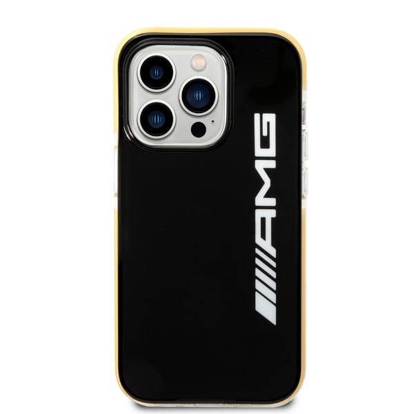 iPhone 14 Pro Deksel med Logo Svart Gul