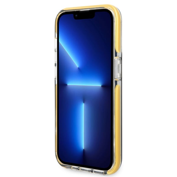iPhone 14 Pro Deksel med Logo Svart Gul