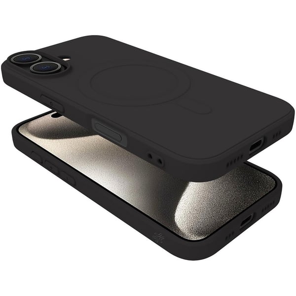 iPhone 16 Deksel CROMOMAG Svart