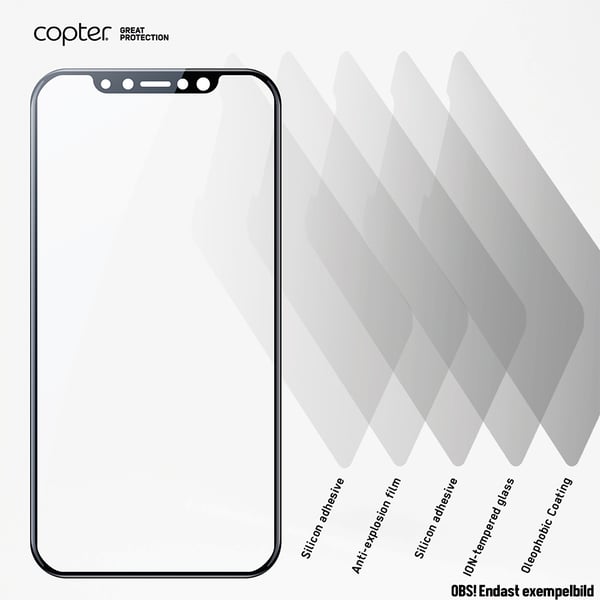 iPhone Xs Max/11 Pro Max Skjermbeskytter Exoglass Curved