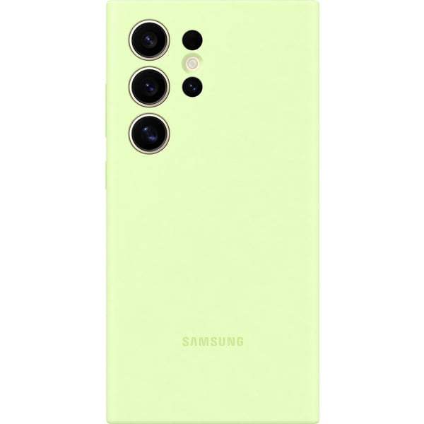 Original Galaxy S24 Ultra Deksel Silikondeksel Lys Grønn
