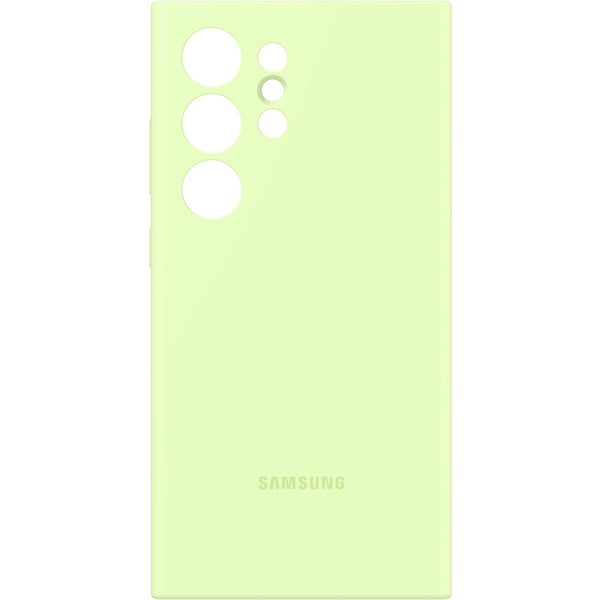 Original Galaxy S24 Ultra Deksel Silikondeksel Lys Grønn