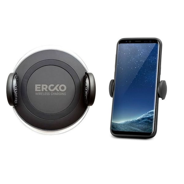 Ercko Bilholder Trådløs Biloplader 10W Luftventil/Dashboard Mou
