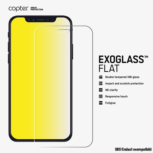 iPad 9.7 (gen 5/6)/iPad Air 1/2 Skjermbeskytter Exoglass Flat