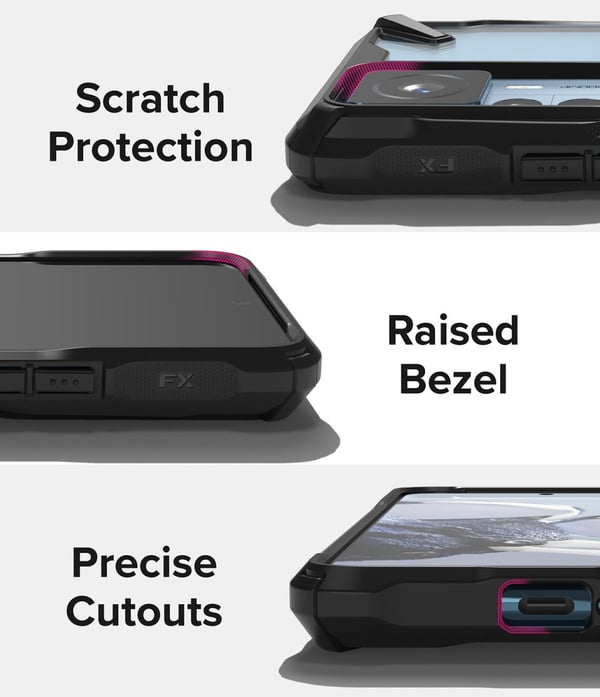 Xiaomi 12T/12T Pro Deksel Fusion X Svart