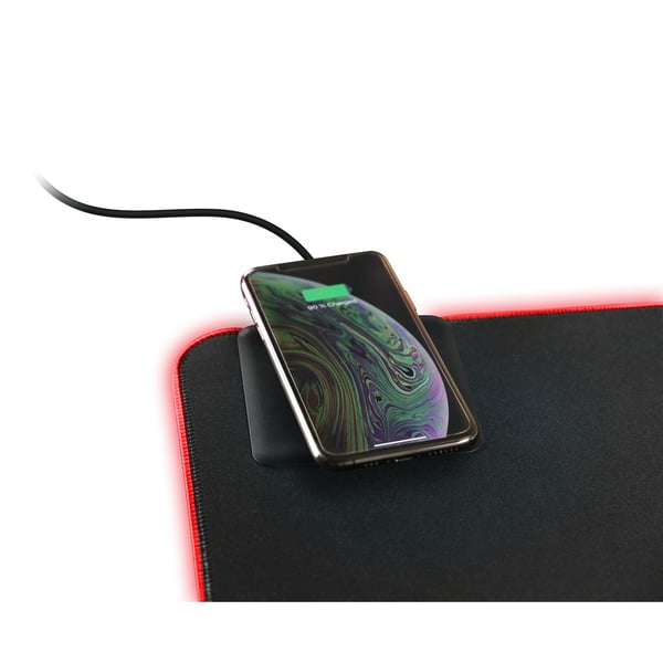 DMP320 Gaming Musemåtte med RGB og Trådløs Opladning