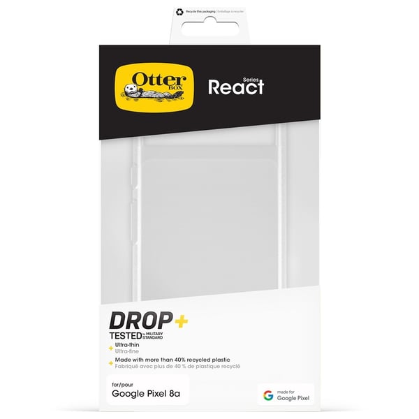 Google Pixel 8a Skal React Transparent