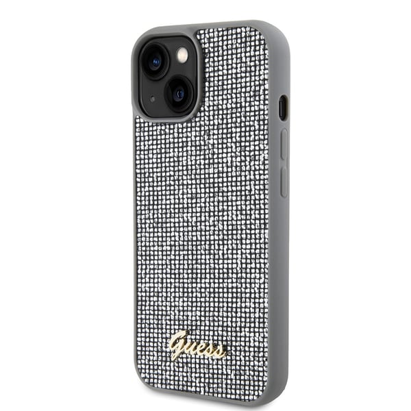 iPhone 15 -kotelo, neliöpeili, hopea