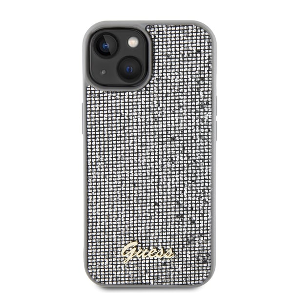 iPhone 15 -kotelo, neliöpeili, hopea