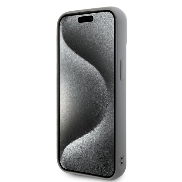 iPhone 15 -kotelo, neliöpeili, hopea