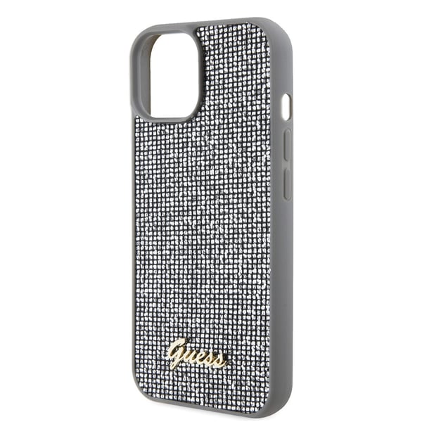 iPhone 15 -kotelo, neliöpeili, hopea
