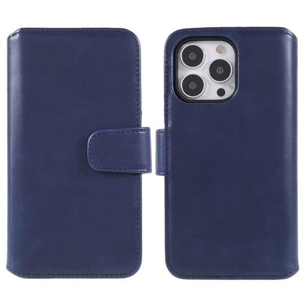 iPhone 14 Pro -kuori Essential Leather Heron Blue