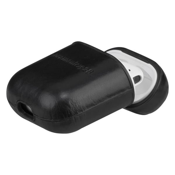 AirPods (1/2) Etui Copenhagen Ægte Læder Sort