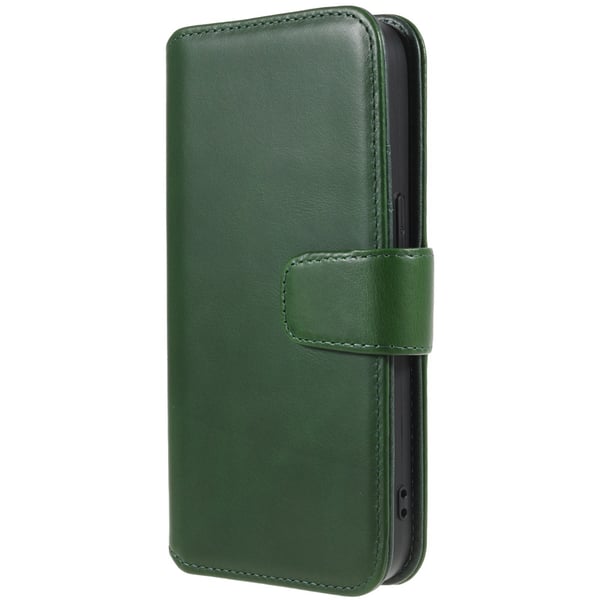 iPhone 14 Pro Max -kuori Essential Leather Juniper Green