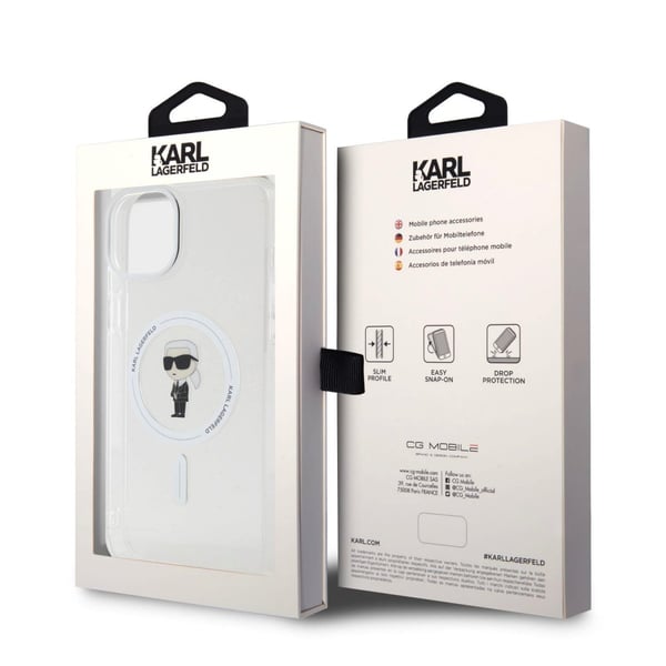 iPhone 15 Deksel Ikonik MagSafe Transparent