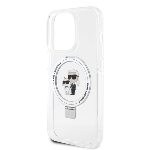 iPhone 15 Skal Ring Stand MagSafe Vit