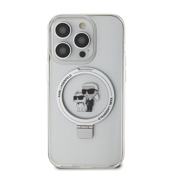 iPhone 15 Skal Ring Stand MagSafe Vit