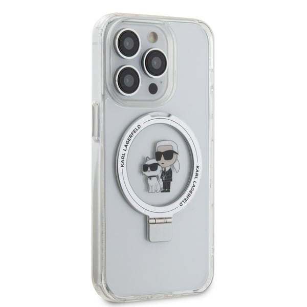 iPhone 15 Skal Ring Stand MagSafe Vit