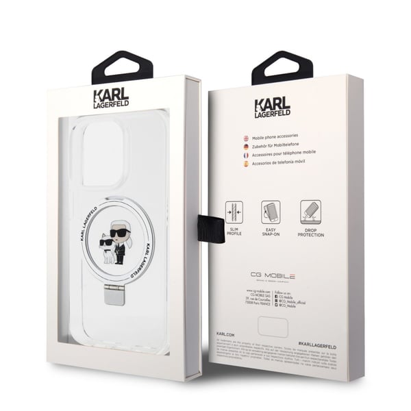 iPhone 15 Skal Ring Stand MagSafe Vit