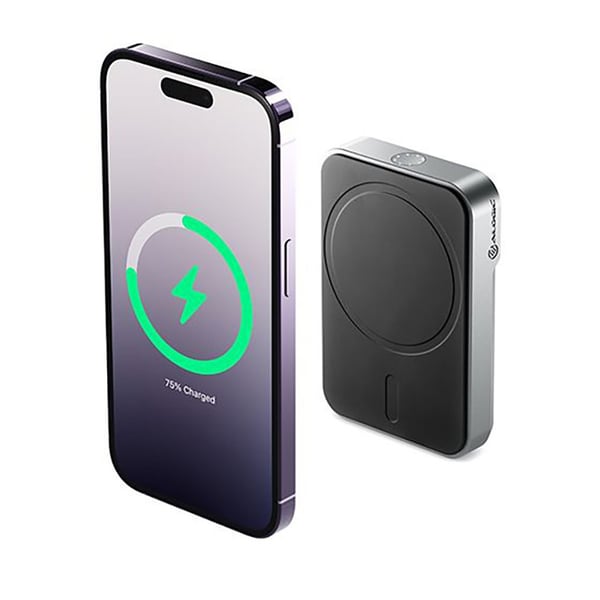 Matrix Universal Magnetisk Powerbank 5000mAh MagSafe Svart Matrix Universal Magnetisk Powerbank 5000mAh MagSafe Svart