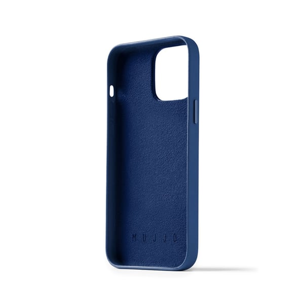 iPhone 14 Pro Max-deksel i fullskinn med lommebok, Monaco Blue