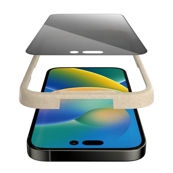 iPhone 14 Pro Skærmbeskytter Ultra-Wide Fit Privacy EasyAligne