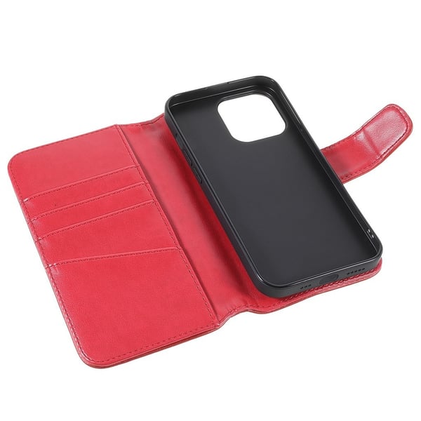 iPhone 14 Pro Cover Essential Læder Poppy Rød