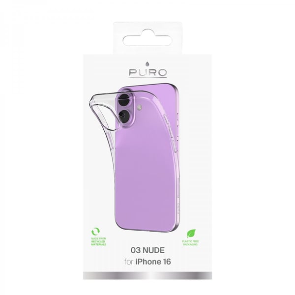 iPhone 16 Cover Nude Transparent