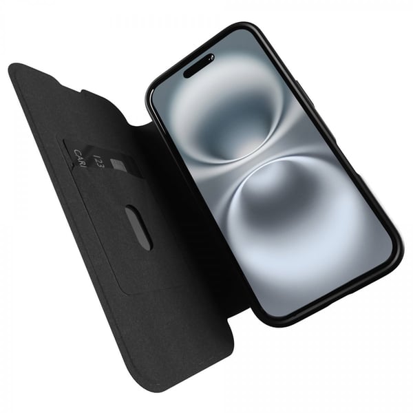 iPhone 16 Suojakotelo Book Mag 2 Musta
