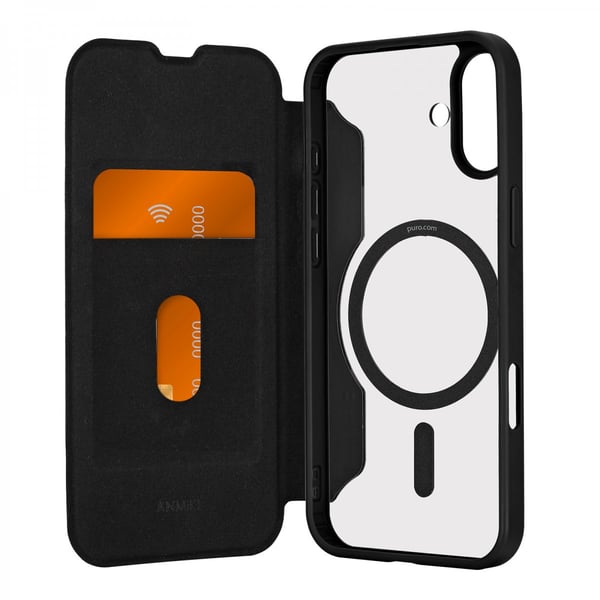 iPhone 16 Plus Cover Book Mag 2 Sort
