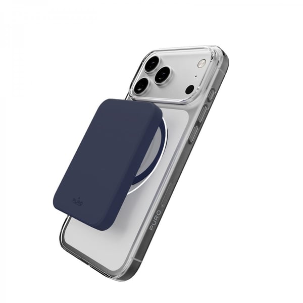iPhone 17 Pro Max -kuori Lite Mag läpinäkyvä sininen