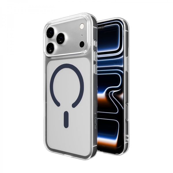 iPhone 17 Pro Max -kuori Lite Mag läpinäkyvä sininen