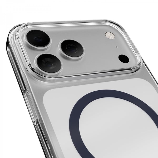iPhone 17 Pro Max -kuori Lite Mag läpinäkyvä sininen