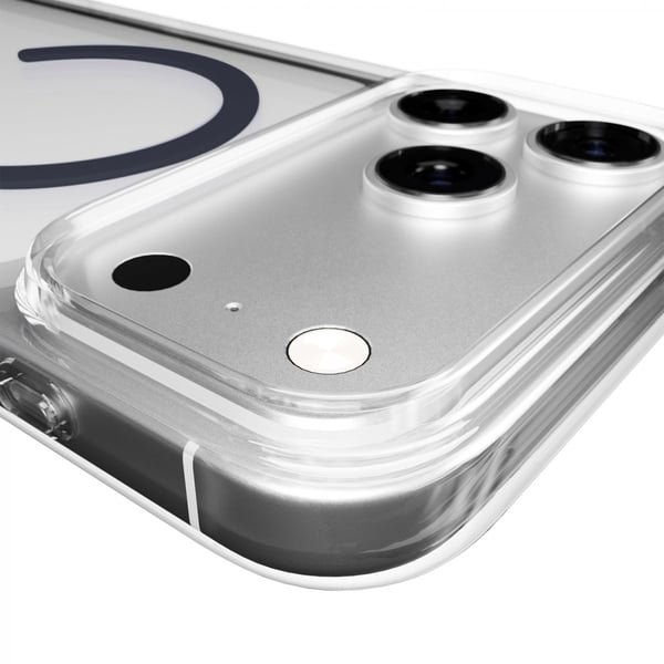 iPhone 17 Pro Max -kuori Lite Mag läpinäkyvä sininen