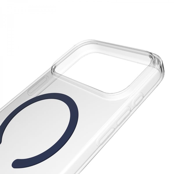 iPhone 17 Pro Max -kuori Lite Mag läpinäkyvä sininen