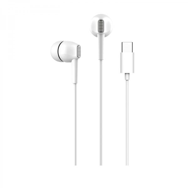 Kablede hovedtelefoner Fine USB-C Hvid