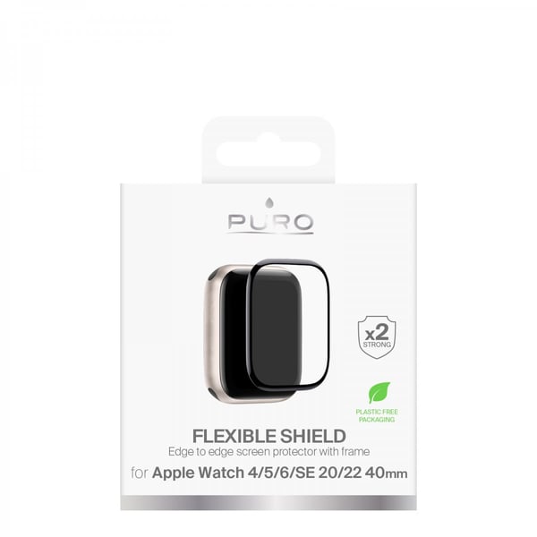 Apple Watch 40mm (Serie 4/5/6/SE) Skærmbeskytter Fleksibel Shi