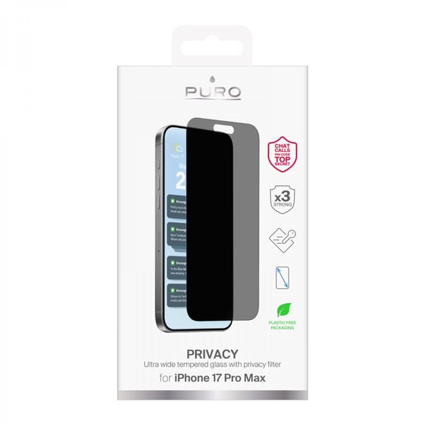 iPhone 17 Pro Max Skærmbeskytter Privacy